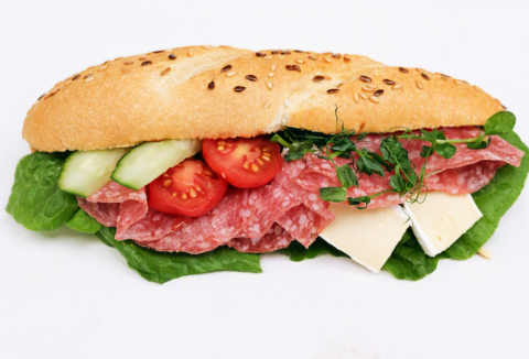 Bild på Fröbaguette Salami och brieost 